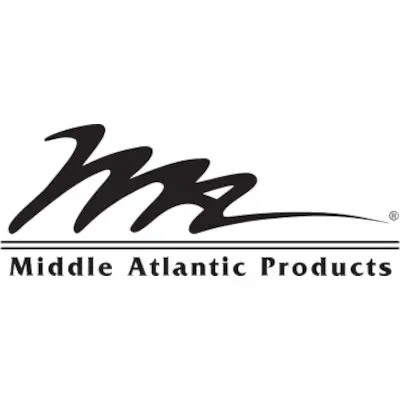 Middle Atlantic Products logo featuring stylized “MA” initials above the company name in black text on a white background.